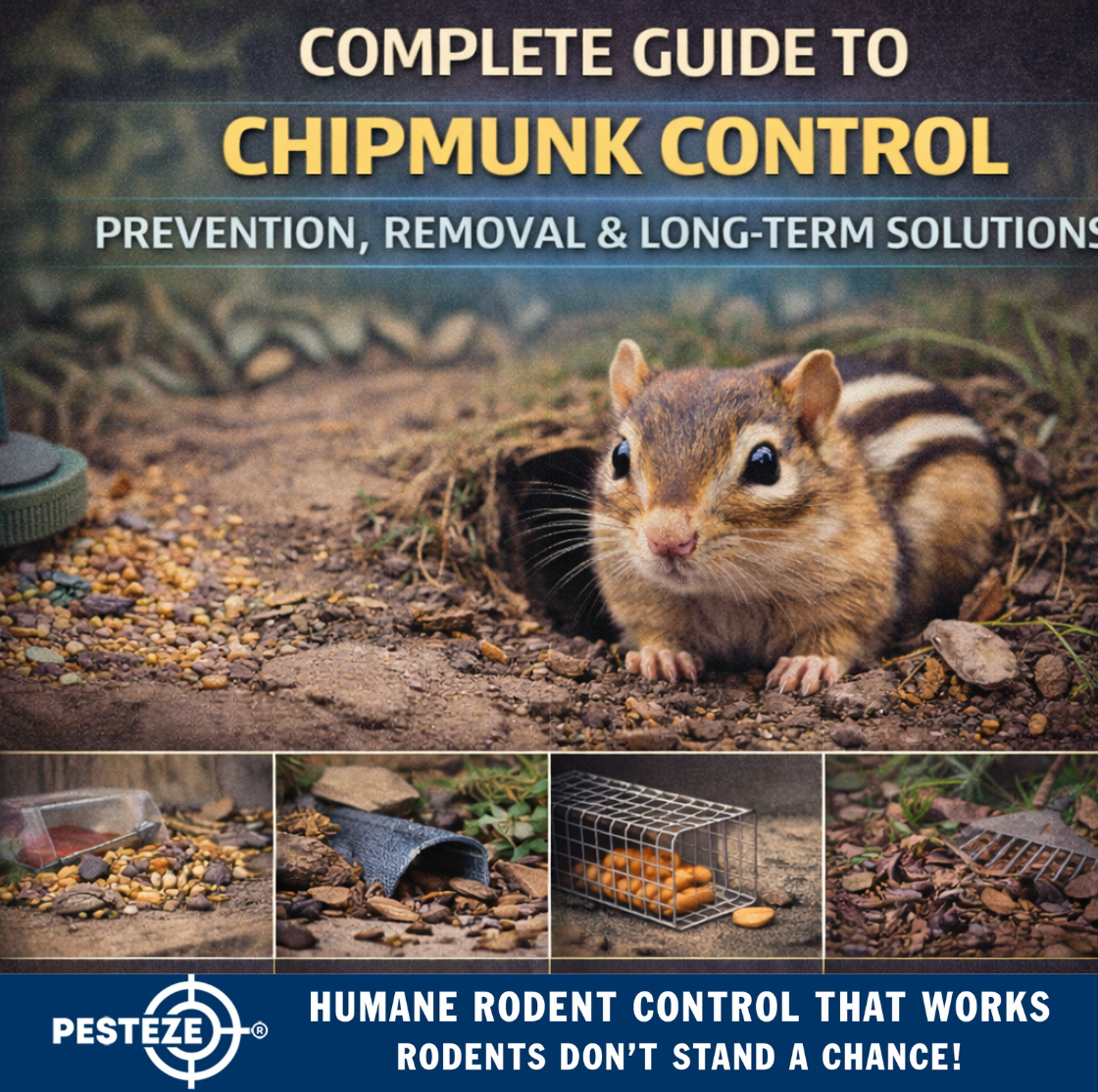 COMPLETE GUIDE TO CHIPMUNK CONTROL: PREVENTION, REMOVAL & LONG-TERM SOLUTIONS