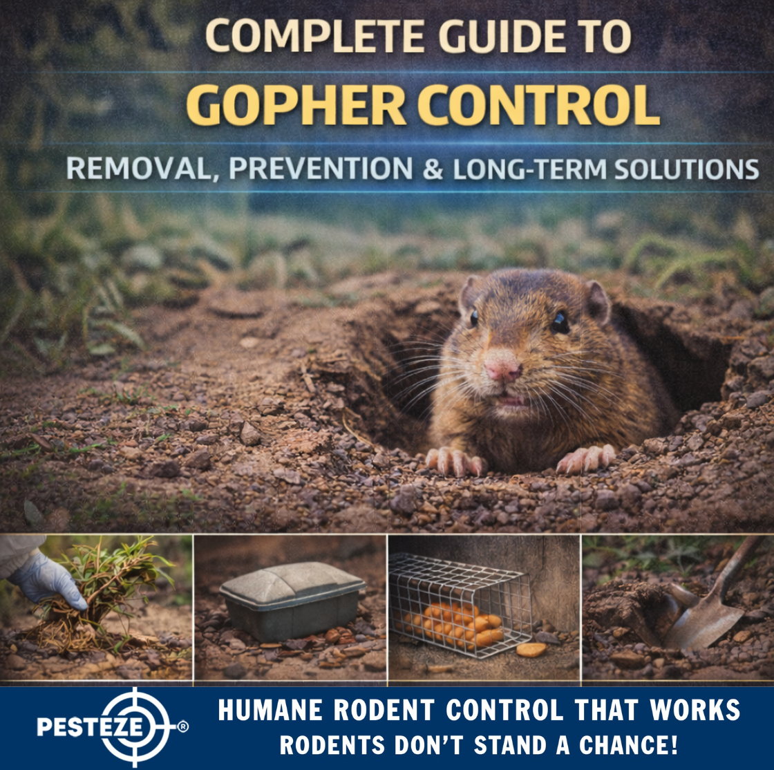 COMPLETE GUIDE TO GOPHER CONTROL: REMOVAL, PREVENTION & LONG-TERM SOLUTIONS