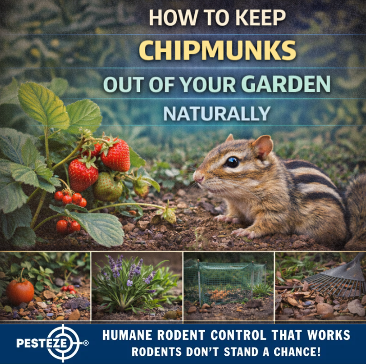 HOW TO KEEP CHIPMUNKS OUT OF YOUR GARDEN NATURALLY