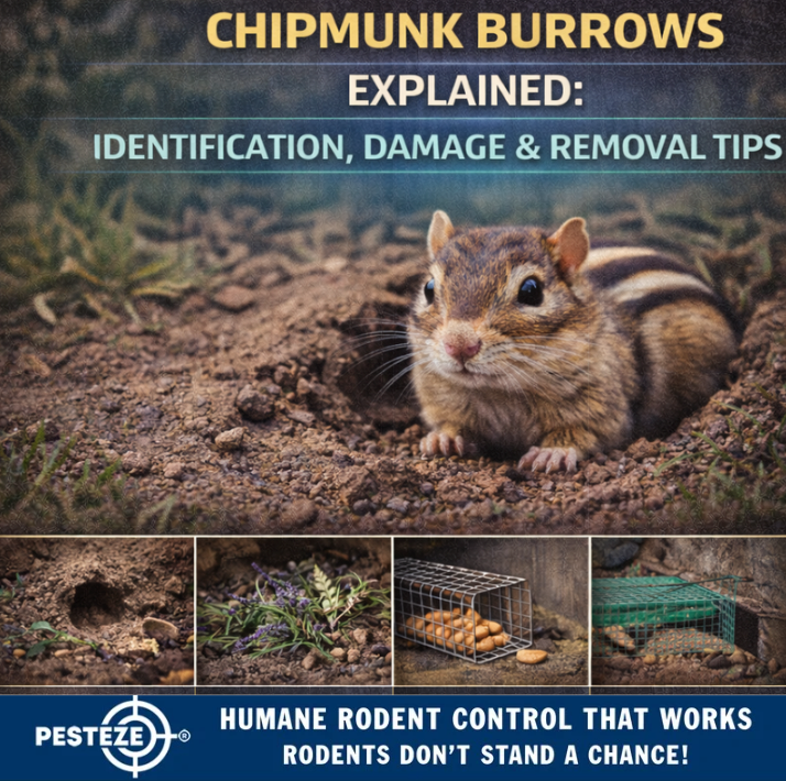 CHIPMUNK BURROWS EXPLAINED: IDENTIFICATION, DAMAGE & REMOVAL TIPS