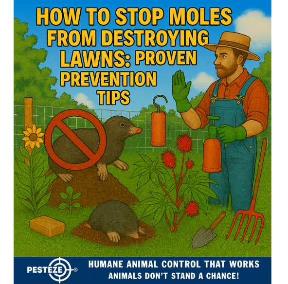 HOW TO STOP MOLES FROM DESTROYING LAWNS: PROVEN PREVENTION TIPS
