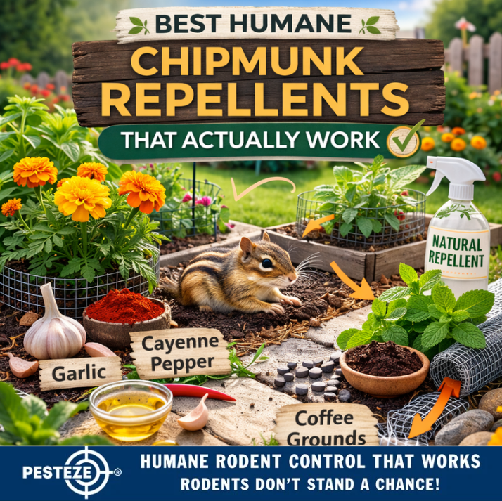 BEST HUMANE CHIPMUNK REPELLENTS THAT ACTUALLY WORK