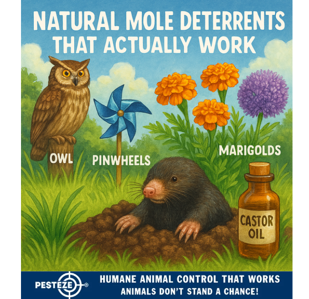 NATURAL MOLE DETERRENTS THAT ACTUALLY WORK FOR LAWNS AND GARDENS