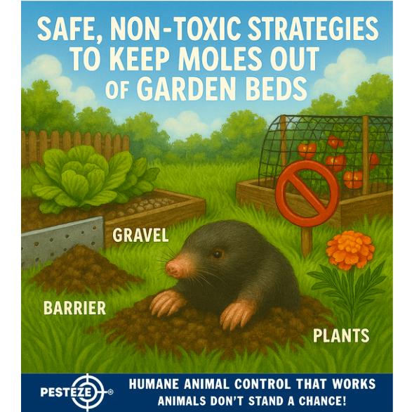 SAFE, NON‑TOXIC STRATEGIES TO KEEP MOLES OUT OF GARDEN BEDS