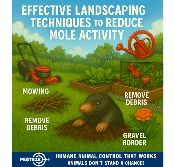 EFFECTIVE LANDSCAPING TECHNIQUES TO REDUCE MOLE ACTIVITY