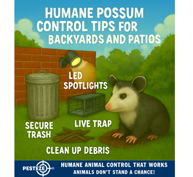 HUMANE POSSUM CONTROL TIPS FOR BACKYARDS AND PATIOS