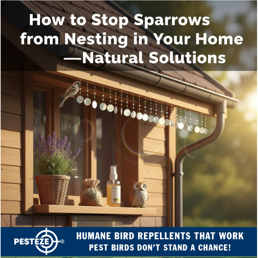 HOW TO STOP SPARROWS FROM NESTING IN YOUR HOME – NATURAL SOLUTIONS