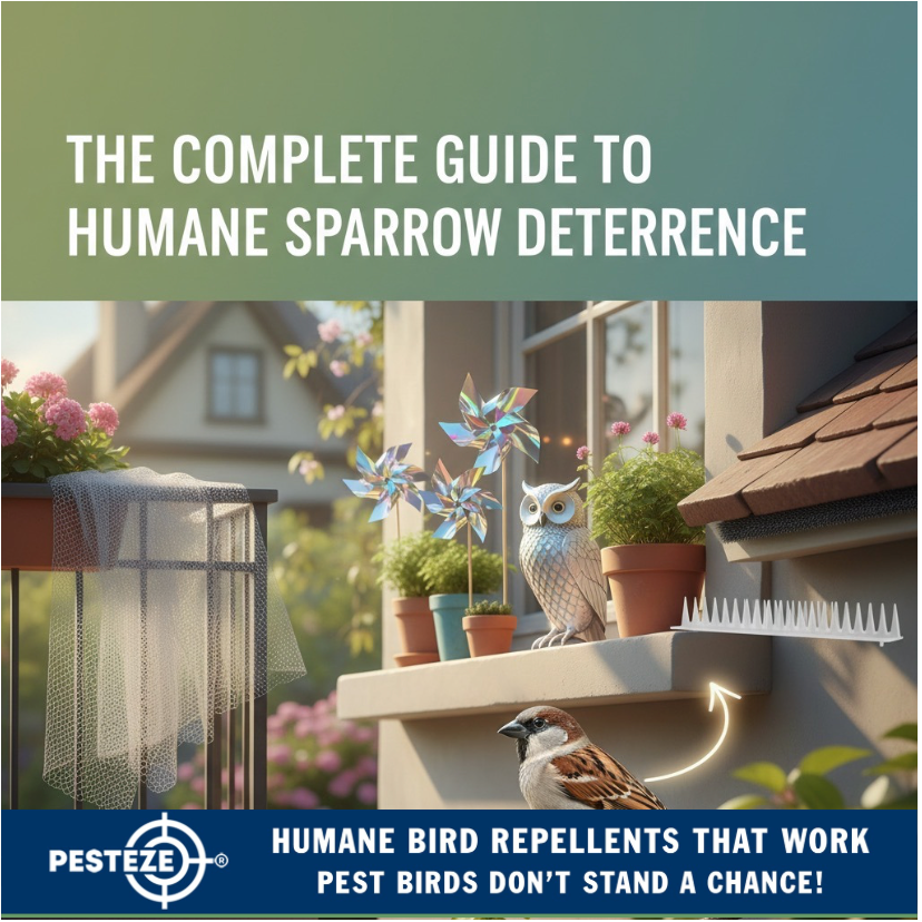 THE COMPLETE GUIDE TO HUMANE SPARROW DETERRANCE