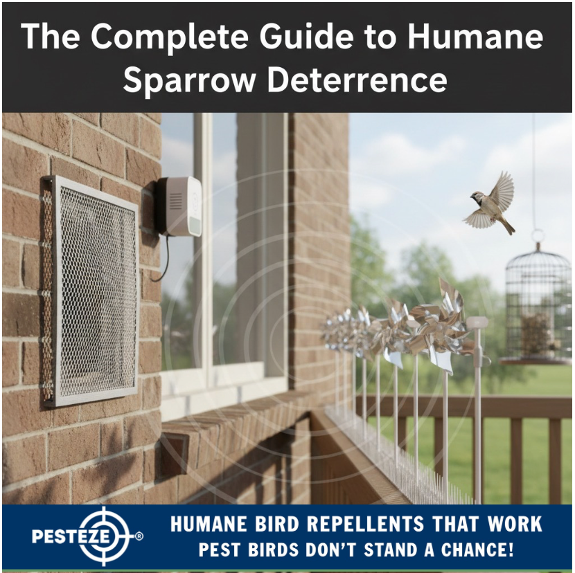 WHY SPARROWS INVADE HOMES AND HOW TO PREVENT IT NATURALLY