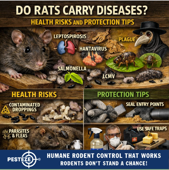DO RATS CARRY DISEASES? HEALTH RISKS AND PROTECTION TIPS