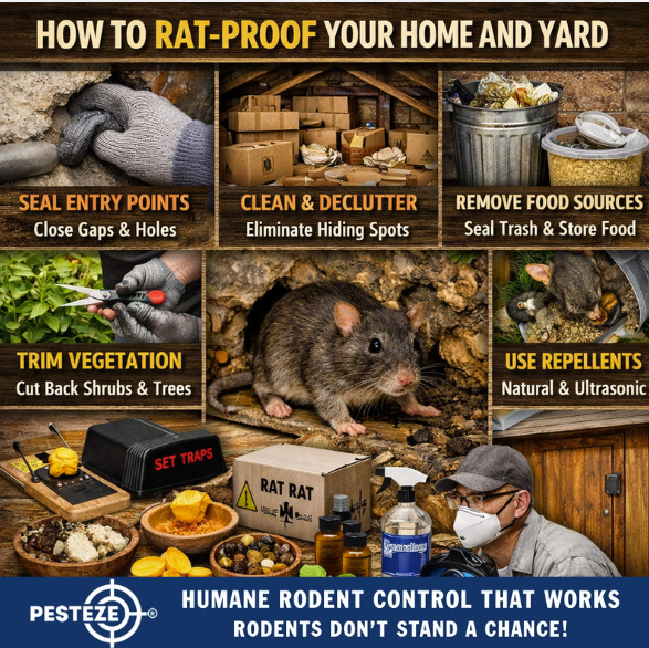 HOW TO RAT-PROOF YOUR HOME AND YARD
