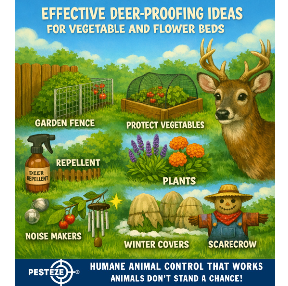 EFFECTIVE DEER‑PROOFING IDEAS FOR VEGETABLE AND FLOWER BEDS