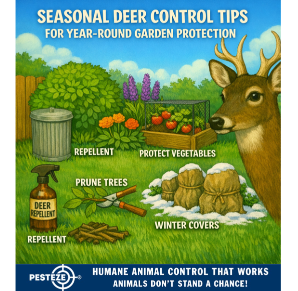 SEASONAL DEER CONTROL TIPS FOR YEAR‑ROUND GARDEN PROTECTION