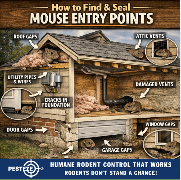HOW TO FIND AND SEAL MOUSE ENTRY POINTS