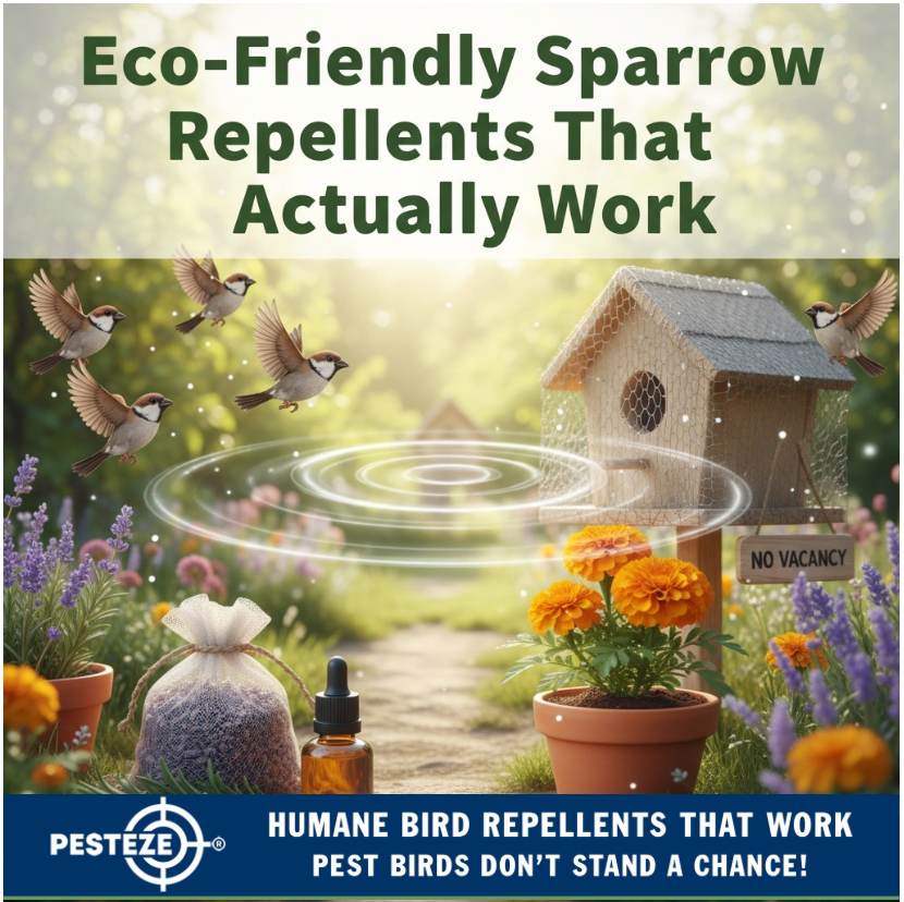 ECO-FRIENDLY SPARROW REPELLENTS THAT ACTUALLY WORK