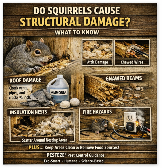 DO SQUIRRELS CAUSE STRUCTURAL DAMAGE? WHAT TO KNOW