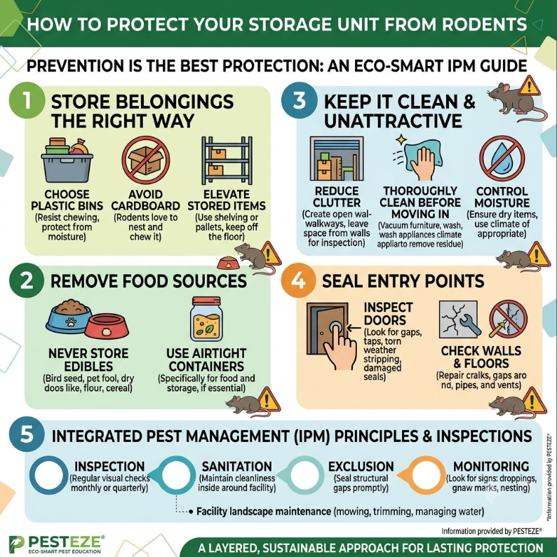 HOW TO PROTECT STORAGE UNITS FROM RODENT INFESTATIONS