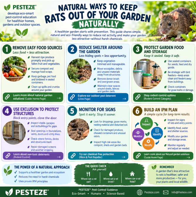 HOW TO KEEP RATS OUT OF YOUR GARDEN NATURALLY AND HUMANELY