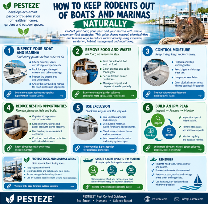 HOW TO KEEP RODENTS OUT OF BOATS AND MARINAS NATURALLY