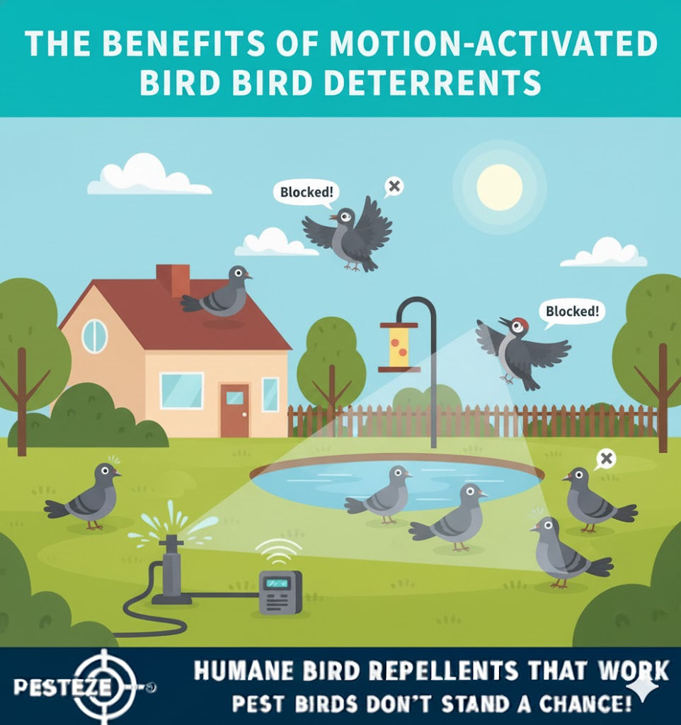 THE BENEFITS OF MOTION-ACTIVATED BIRD DETERRENTS