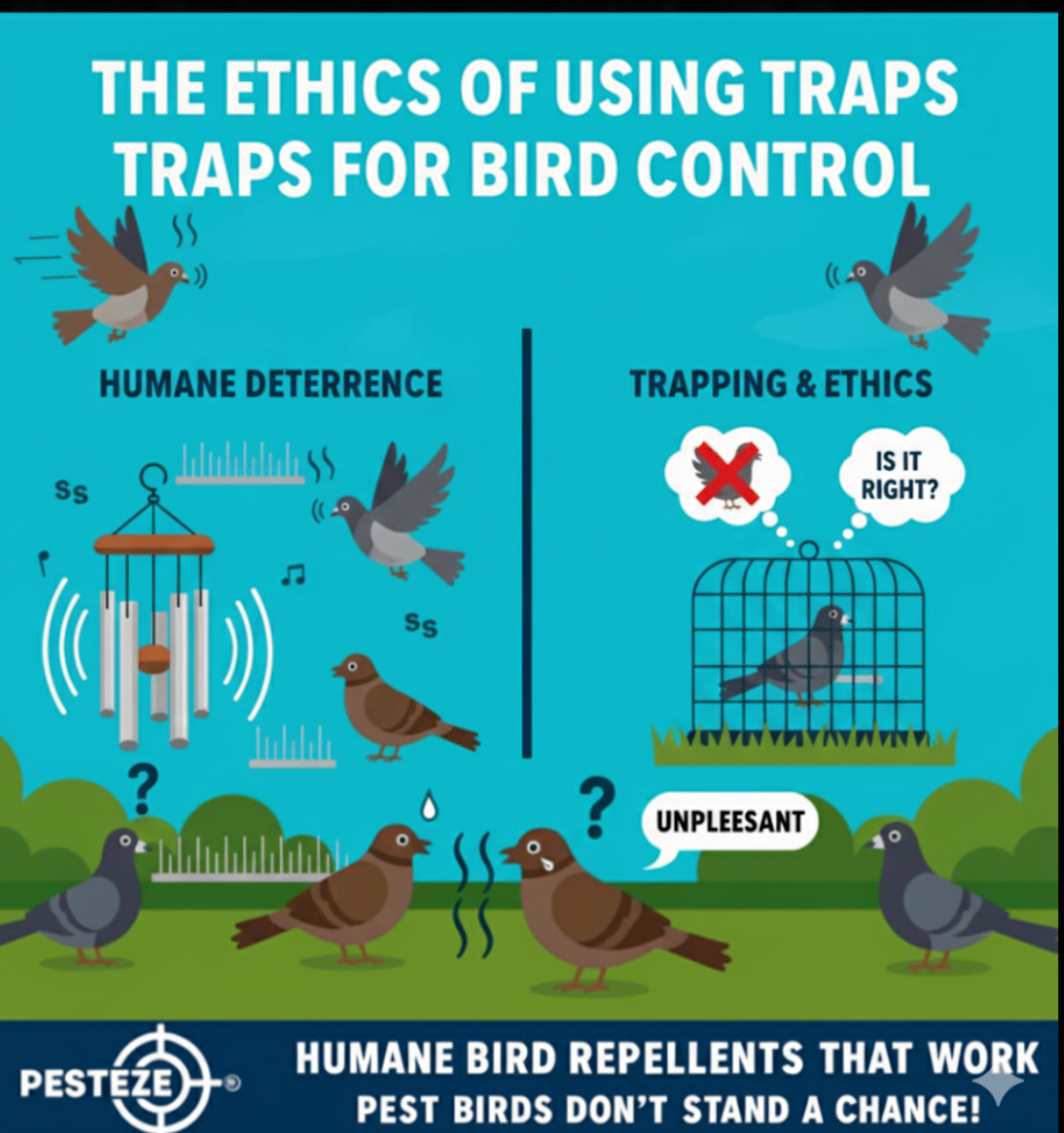THE ETHICS OF USING TRAPS FOR BIRD CONTROL