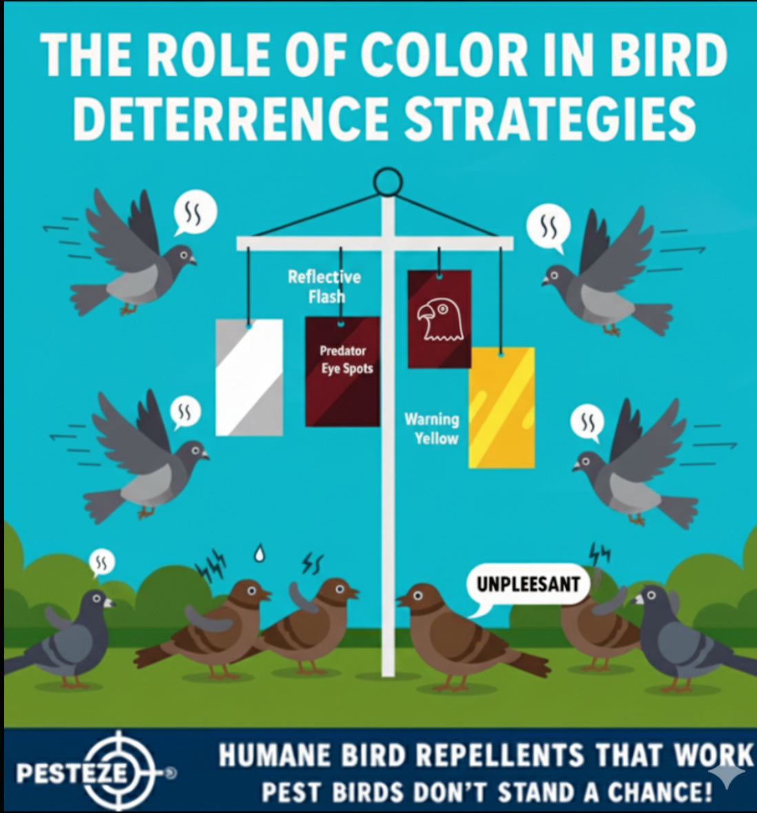 THE ROLE OF COLOR IN BIRD DETERRENCE STRATEGIES