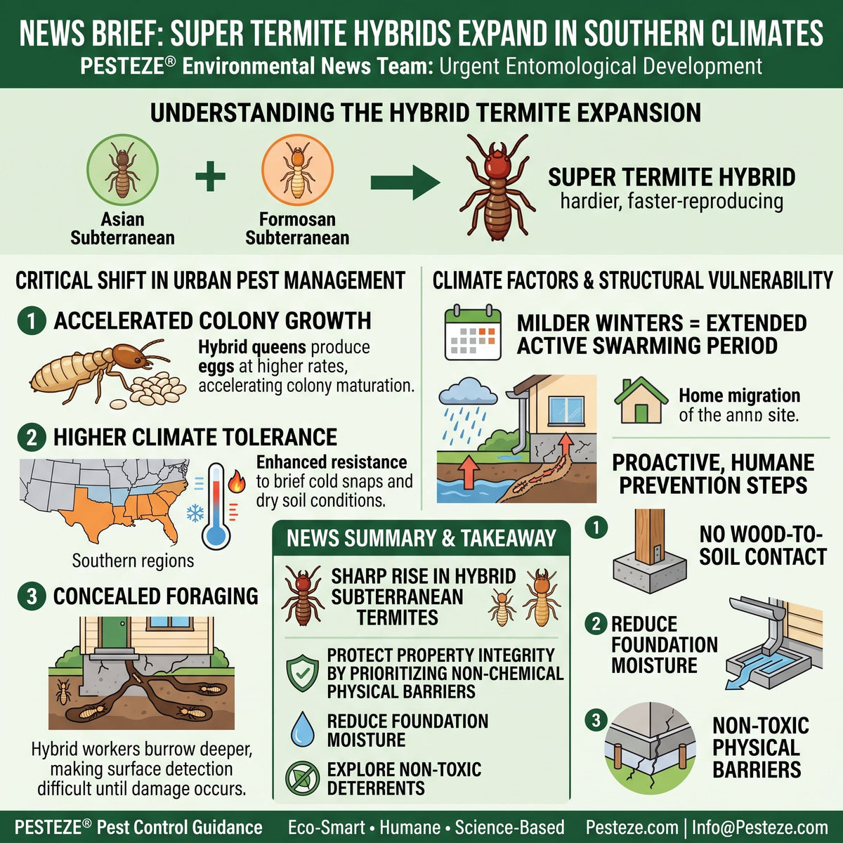 HYBRID TERMITE SPECIES THREATENS HOME STRUCTURES IN 2026
