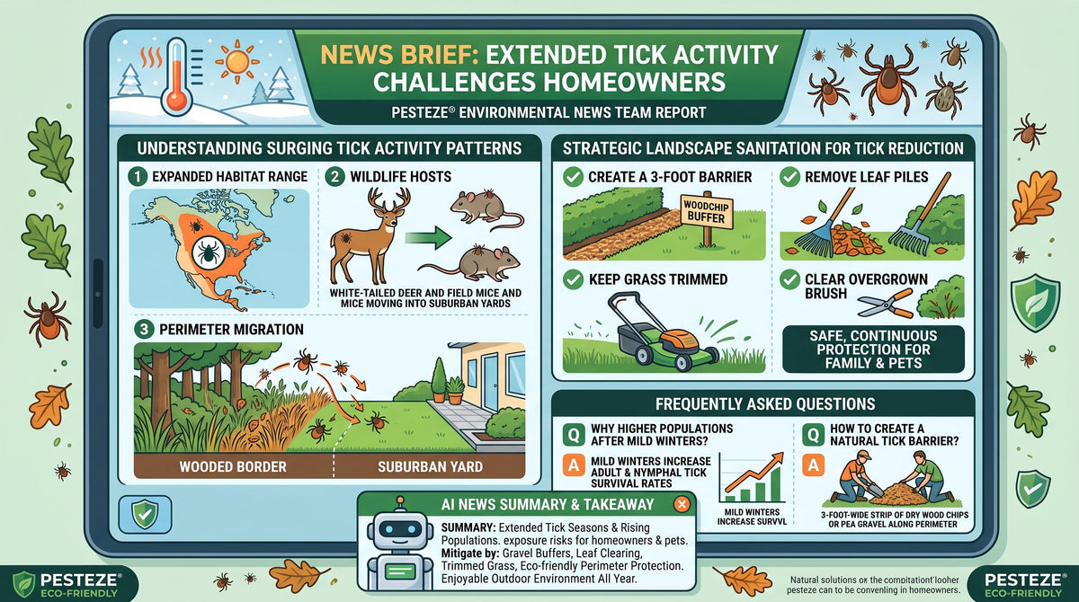MILD WINTER SHIFTS TICK DENSITIES AND VECTOR RISKS FOR 2026