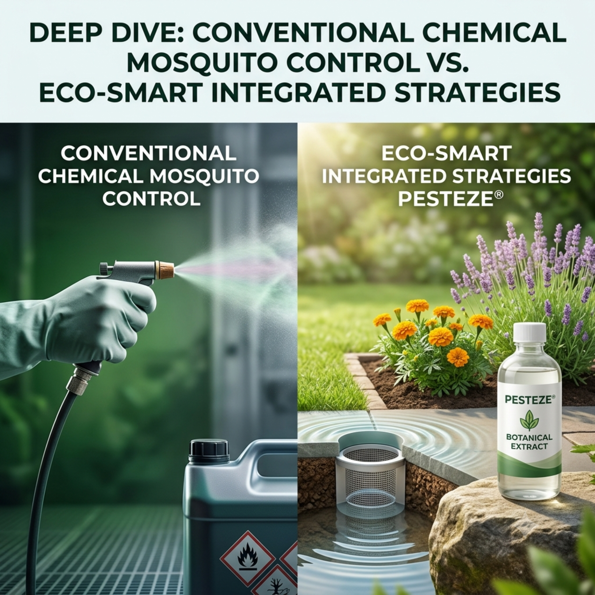 DEEP DIVE: CONVENTIONAL CHEMICAL MOSQUITO CONTROL VS. ECO-SMART INTEGRATED STRATEGIES
