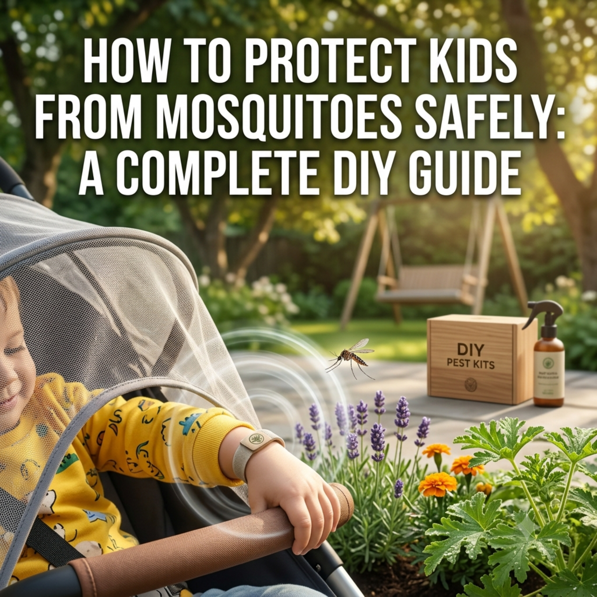 HOW TO PROTECT KIDS FROM MOSQUITOES SAFELY: A COMPLETE DIY GUIDE