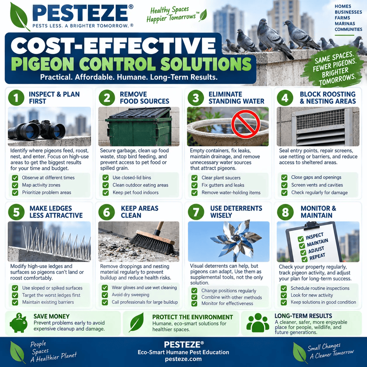 COST-EFFECTIVE PIGEON CONTROL SOLUTIONS