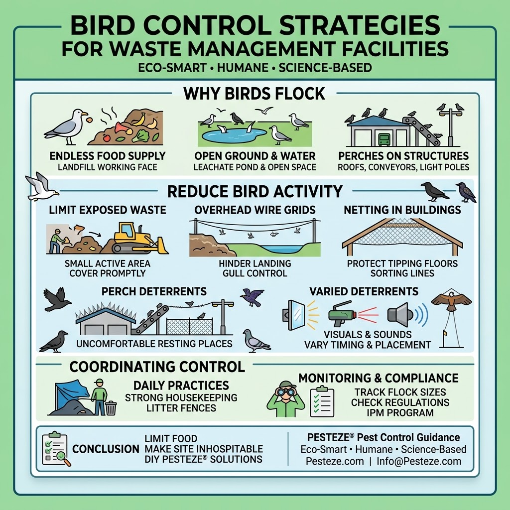 BIRD CONTROL STRATEGIES FOR WASTE MANAGEMENT FACILITIES