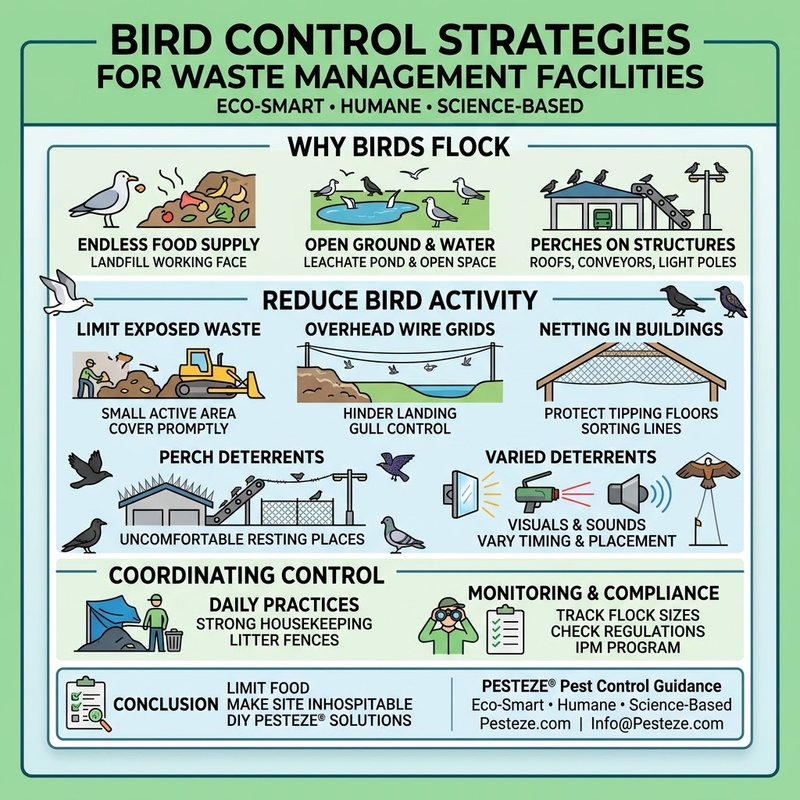 BIRD CONTROL STRATEGIES FOR WASTE MANAGEMENT FACILITIES