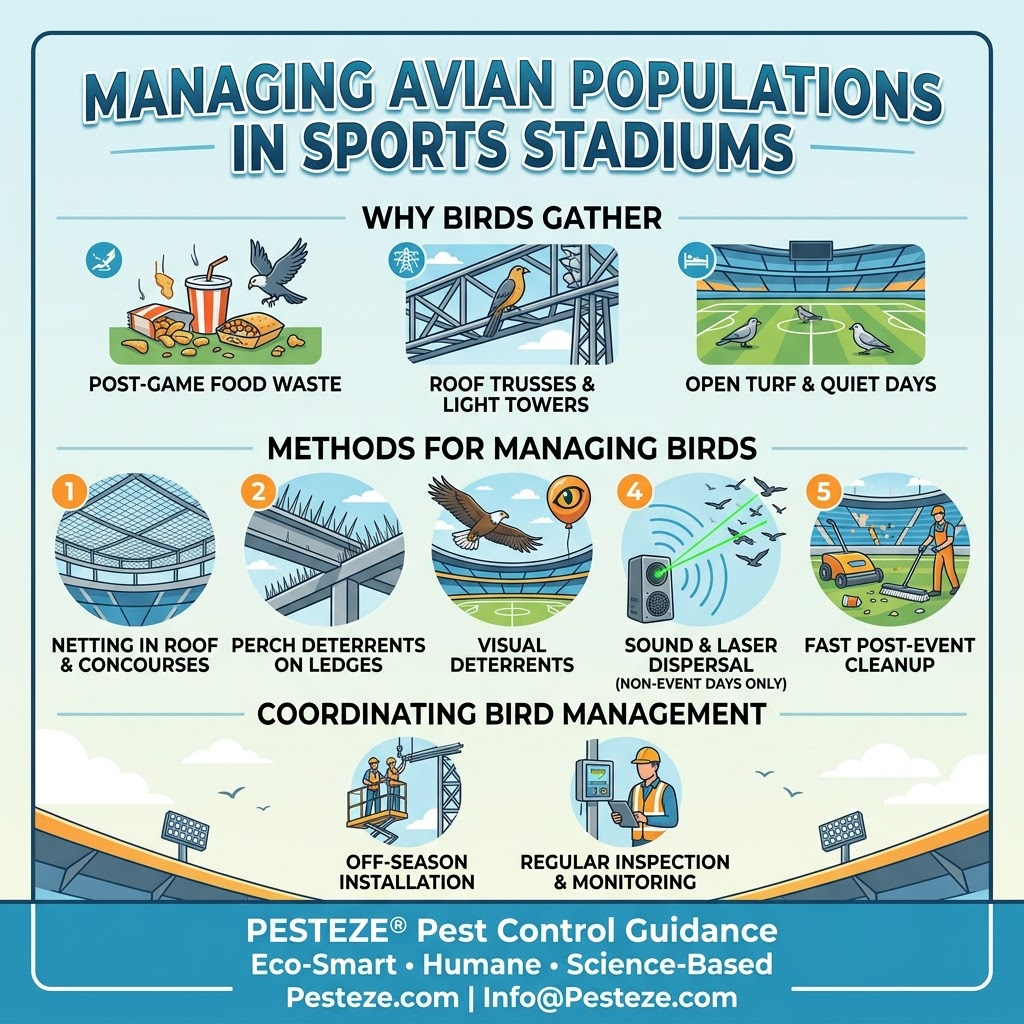 MANAGING AVIAN POPULATIONS IN SPORTS STADIUMS