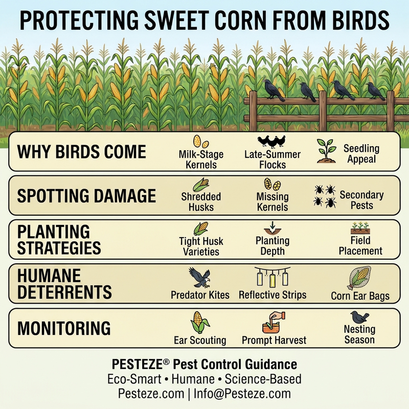 PROTECTING SWEET CORN FROM BIRDS