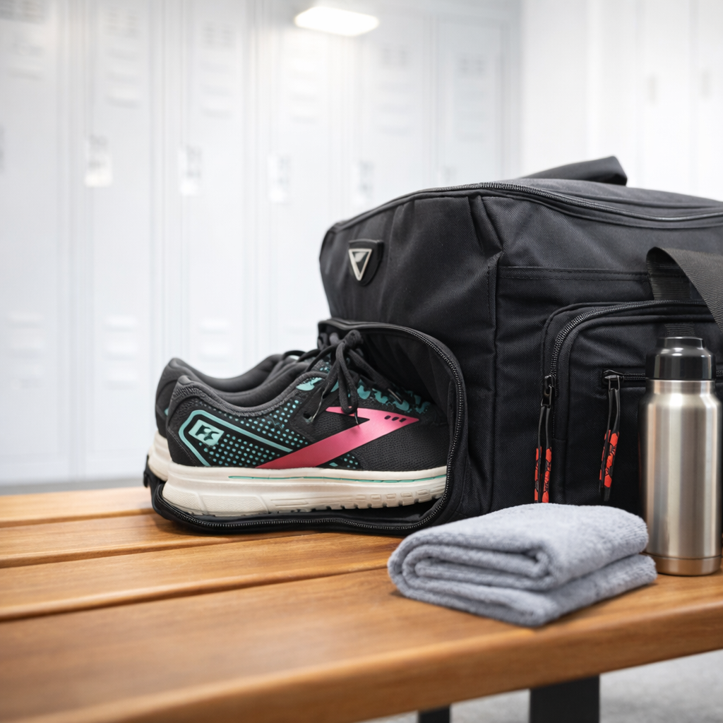 LIFTEZE USA Gym Bag for Men & Women with Shoe & Wet Compartment - Duffle Bag for Travel, Sports, Fitness & Workout