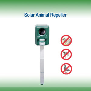 PESTEZE® Solar Ultrasonic Bird Repeller. Detects & Deters  Pest Birds like Woodpeckers, Pigeons, Crows, Ducks, Geese & Critters from Yards using Ultrasonic Sounds. Does not Harm Birds or People