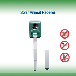 PESTEZE® Solar Ultrasonic Bird Repeller. Detects & Deters  Pest Birds like Woodpeckers, Pigeons, Crows, Ducks, Geese & Critters from Yards using Ultrasonic Sounds. Does not Harm Birds or People