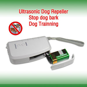 PESTEZE® Portable Battery Ultrasonic Dog Trainer, Personal Siren & Flashlight. Mayu also be used to Deter Unwanted Dogs to Protect Yourself & Family without Disturbing People