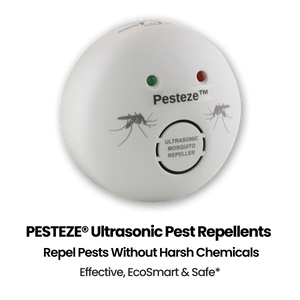 PESTEZE® Plug-In Ultrasonic Mosquito Repeller. Ultrasonic Sound Deters Pesky Mosquitoes Indoors to Protect Yourself & your Family