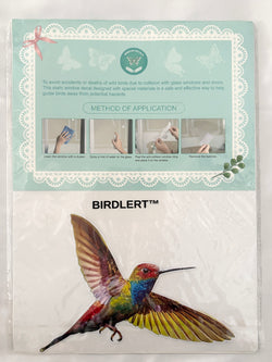 BIRDLERT™ Rainbow Bird Alert Butterfly Anti Strike Static Cling Decals for Windows to Prevent Wild Bird Collisions | Bird Alert Window Decals Save Birds from Window Strikes & Help them Soar