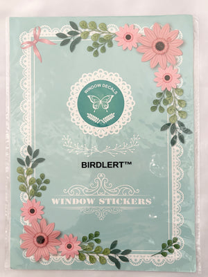 BIRDLERT™ Rainbow Bird Alert Butterfly Anti Strike Static Cling Decals for Windows to Prevent Wild Bird Collisions | Bird Alert Window Decals Save Birds from Window Strikes & Help them Soar