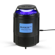 BUGEZE® USA Flying Insect Trap for Gnats, Fruit Flies, Mosquitos, Moths & More – Triple Trapping Power with UV Light, Suction Fan & Glue Trap – Safe Indoor Plug-In Insect Catcher for Kitchens & Homes