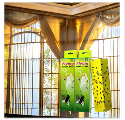 BUGEZE® USA Yellow Triangle Sticky Flying Insect Trap