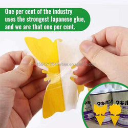 BUGEZE® USA Sticky Insect Butterfly Flying Insect [12 Pack]