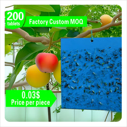 BUGEZE® USA Yellow Double Sided Sticky Flying  Insect Traps [10 Pack- 4X8 Inches]