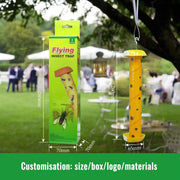 BUGEZE® USA Orange Rod Sticky Flying Insect Trap