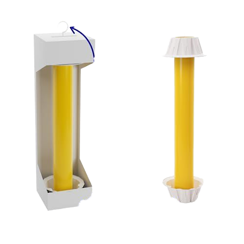 BUGEZE® USA Yellow Sticky Rod Flying Insect Trap