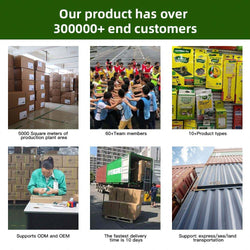 BUGEZE® USA Yellow Sticky Rod Flying Insect Trap