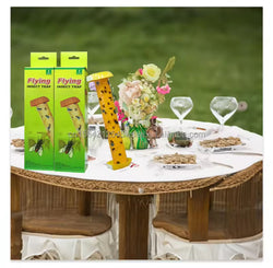 BUGEZE® USA Orange Rod Sticky Flying Insect Trap